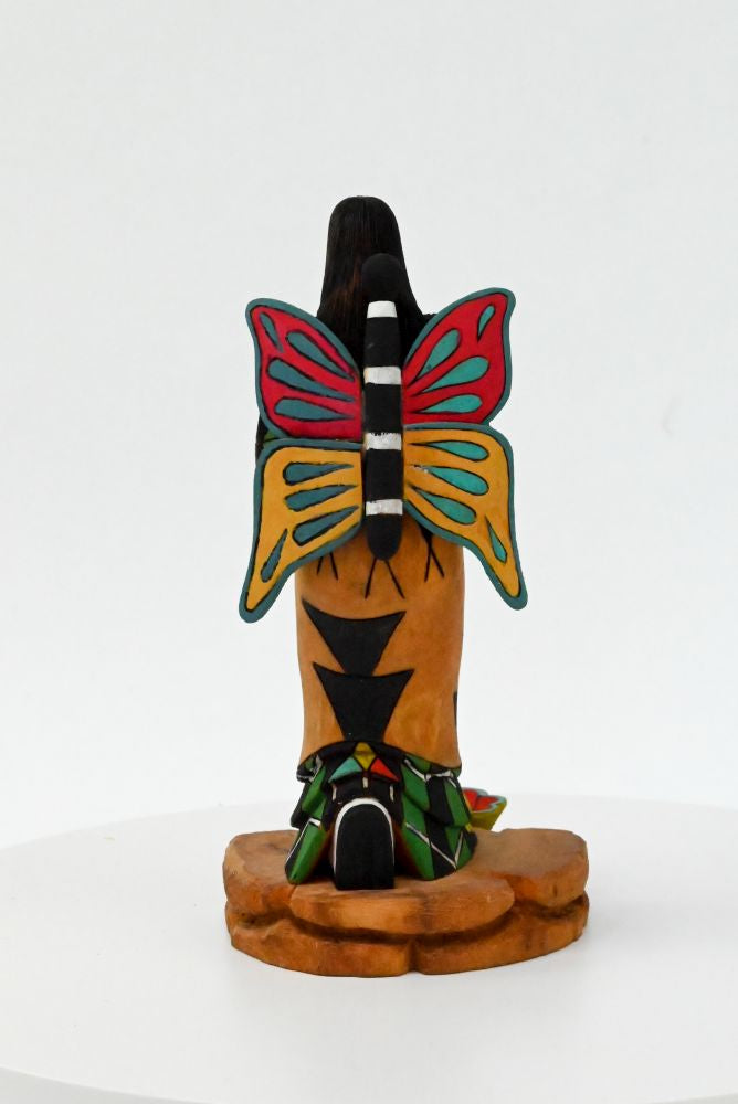 Hopi Pueblo Butterfly Girl Kachina Doll By Valverde Nevayaktewa