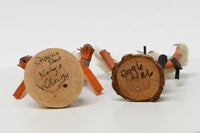 Navajo Kachinas Chasing Star and Eagle Dancer Dolls Pair By W. Edsitty
