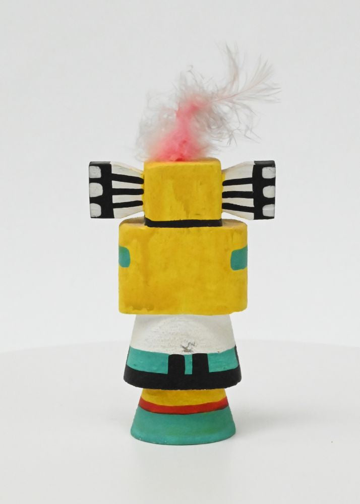 Zuni Pueblo Warrior Route 66 Style Kachina Doll By Catnian