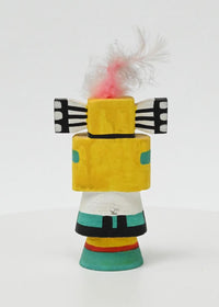 Zuni Pueblo Warrior Route 66 Style Kachina Doll By Catnian