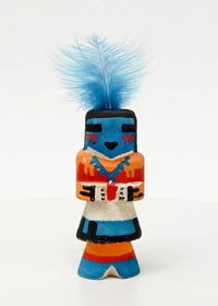 Hopi Pueblo Route 66 Style Flute Kachina Doll By Pooly