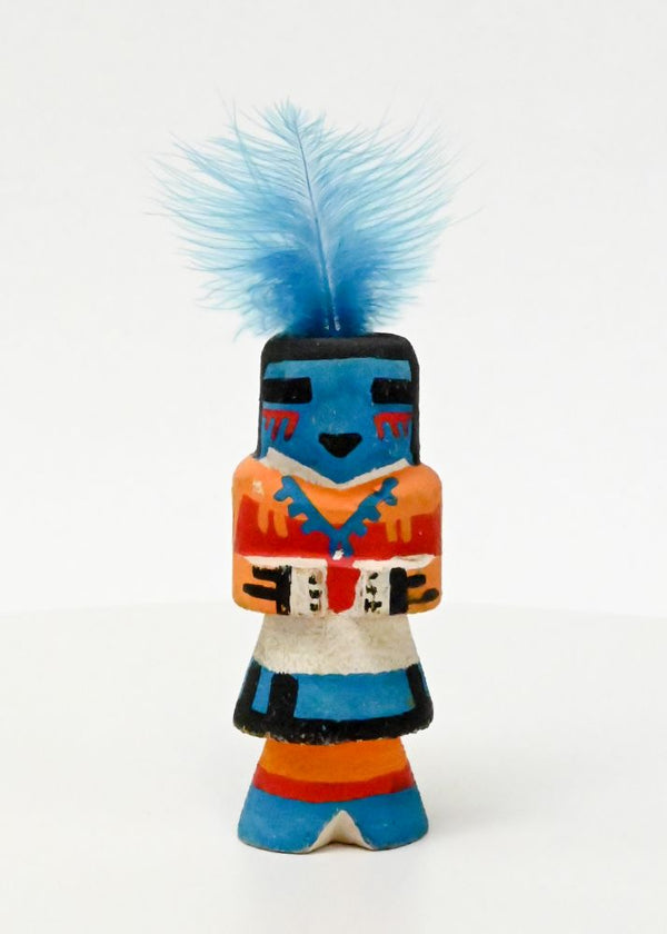 Hopi Pueblo Route 66 Style Flute Kachina Doll By Pooly