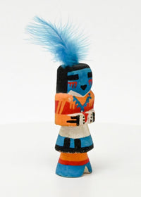 Hopi Pueblo Route 66 Style Flute Kachina Doll By Pooly