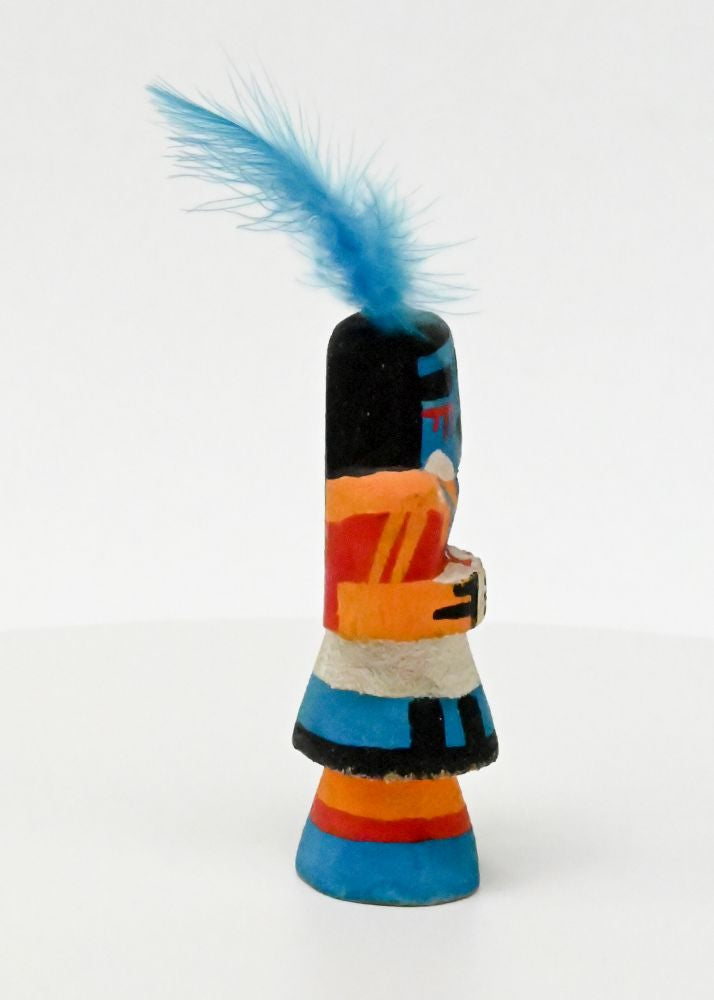 Hopi Pueblo Route 66 Style Flute Kachina Doll By Pooly