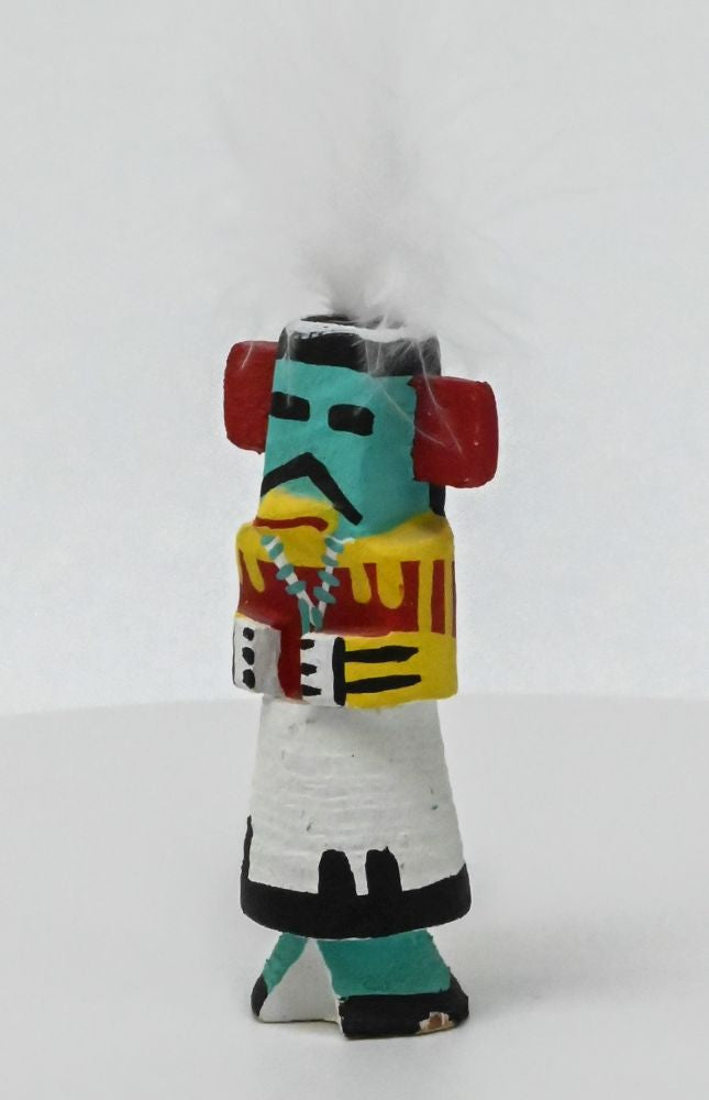 Hopi Pueblo Eagle Route 66 Style Kachina Doll By L. Pooley