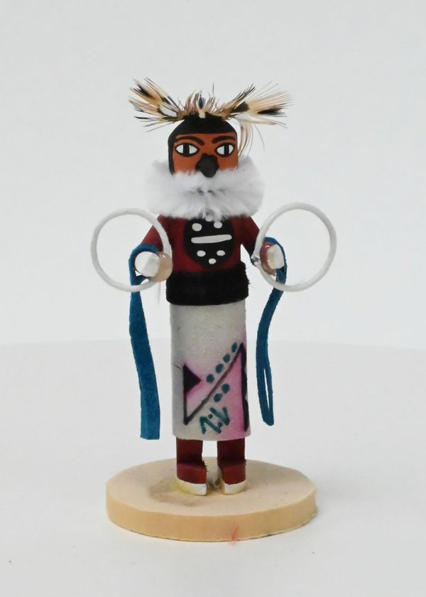 Navajo - Hopi Pueblo Hoop Dancer Kachina Doll By R. Grey
