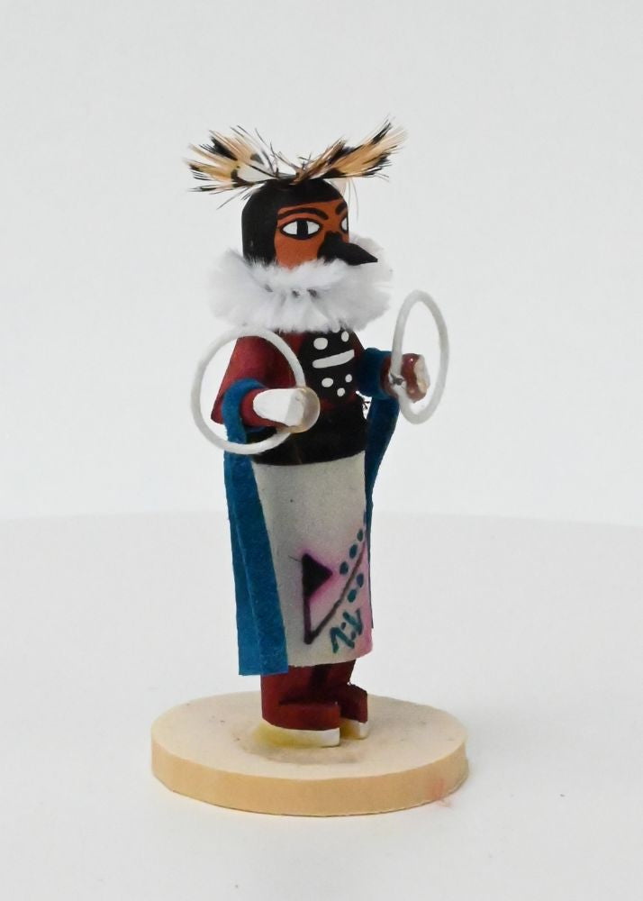 Navajo - Hopi Pueblo Hoop Dancer Kachina Doll By R. Grey
