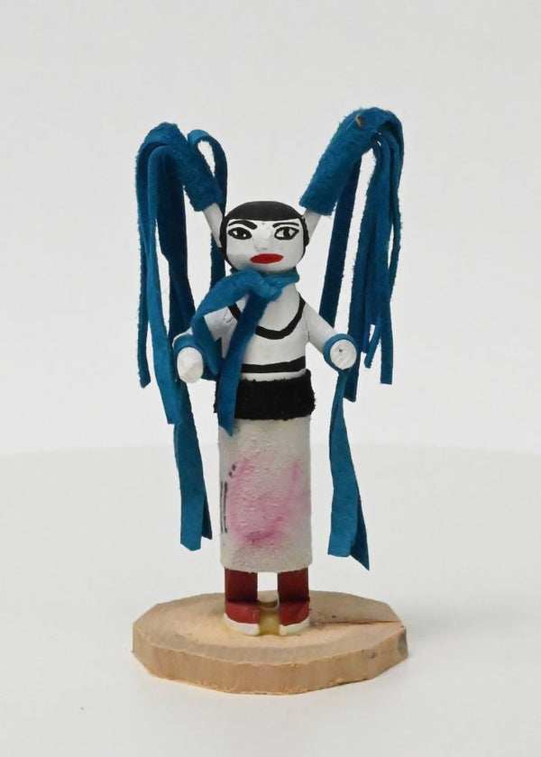 Navajo - Hopi Pueblo Clown Kachina Doll By R. Grey