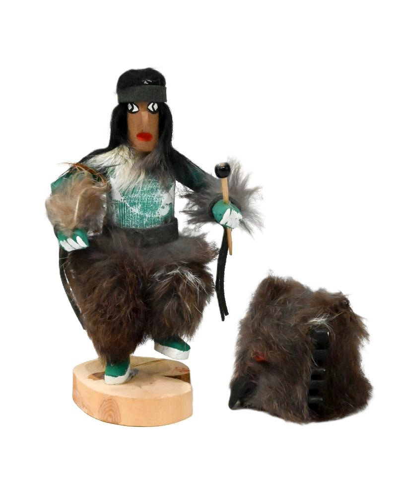 Navajo Kachina Music Owl Dancer Doll By Eid