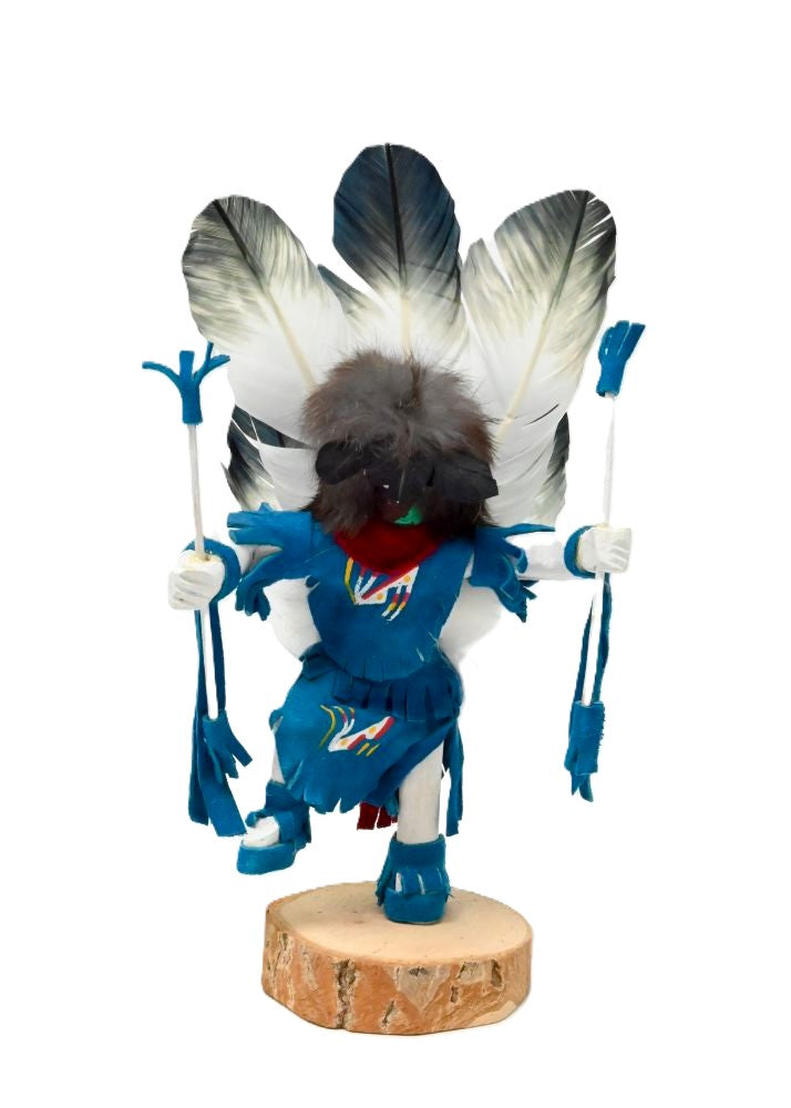 Navajo Kachina Fancy Dancer Doll By B. Begay