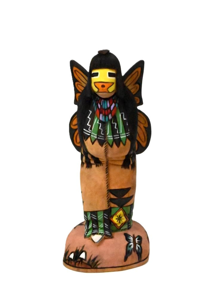 Hopi Pueblo Butterfly Kachina Doll By Alvin Navasie Sr