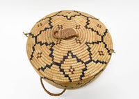 Antique Salish Thompson River Covered Indian Basket