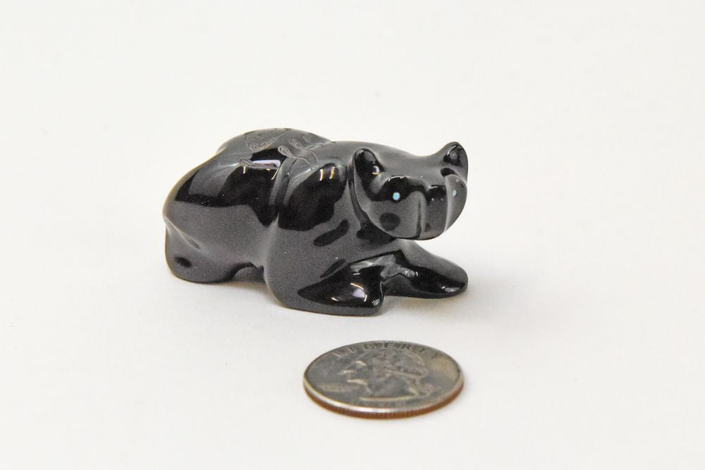 Zuni Marble Bear Fetish by Garrick Acque