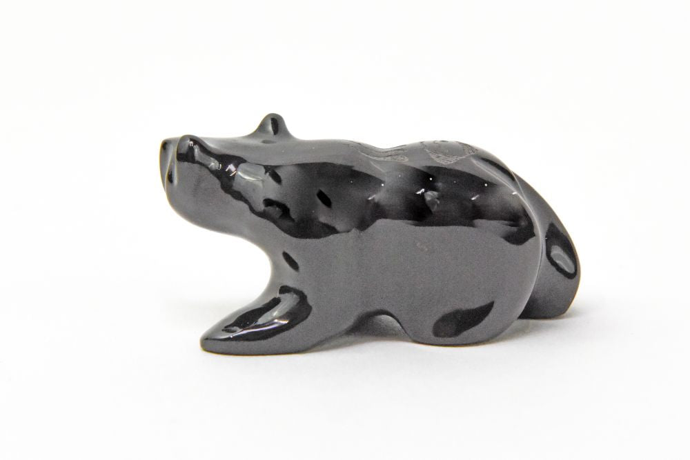 Zuni Marble Bear Fetish by Garrick Acque