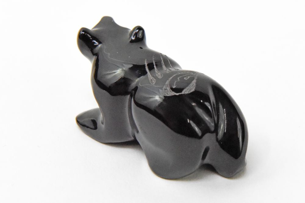 Zuni Marble Bear Fetish by Garrick Acque