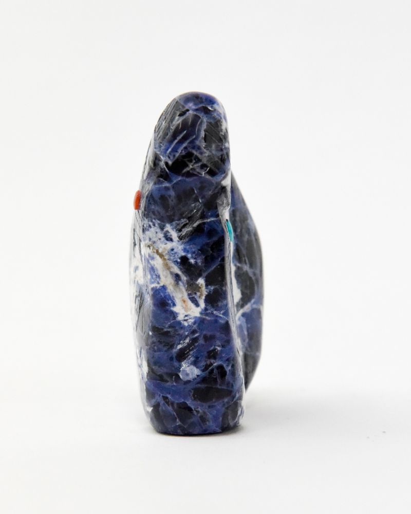 Double Maiden Zuni Fetish - Sugilite - by Daniel Chattin