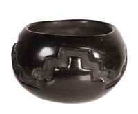 Santa Clara Pueblo Black on Black Pottery By Agapita Tafoya