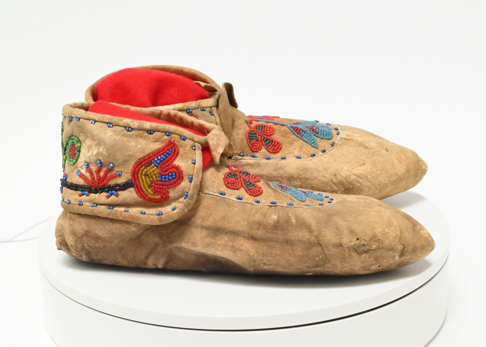 Northern Plains Cree Beaded Moccasins