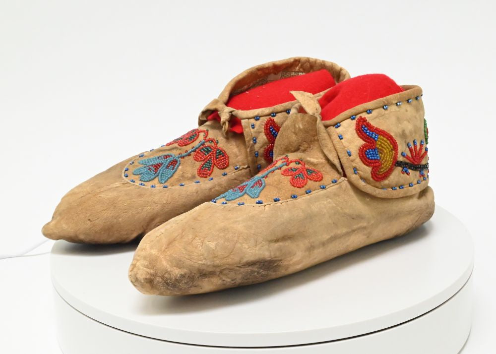 Northern Plains Cree Beaded Moccasins
