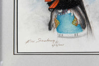 "Sha' La' Ko'" Kachina; Colored Pencil by Alex Seowtewa