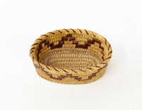 Papago Indian Basket with red yucca root