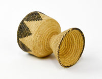 Fine Antique Pima basketry cup with pedestal