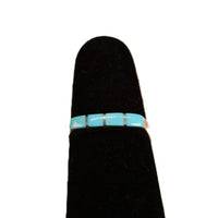 Zuni Sterling Silver and Turquoise ring Size 6 3/4