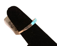 Zuni Sterling Silver and Turquoise ring Size 6 3/4
