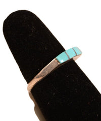 Zuni Sterling Silver and Turquoise ring Size 6 3/4
