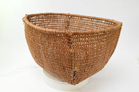 Large Northwest Coast burden basket; Clam Basket (Kwakwaka'wakw) Kwakiutl