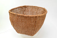 Large Northwest Coast burden basket; Clam Basket (Kwakwaka'wakw) Kwakiutl