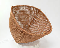 Large Northwest Coast burden basket; Clam Basket (Kwakwaka'wakw) Kwakiutl