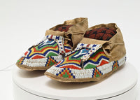 Northern Plains Sioux Beaded Moccasins