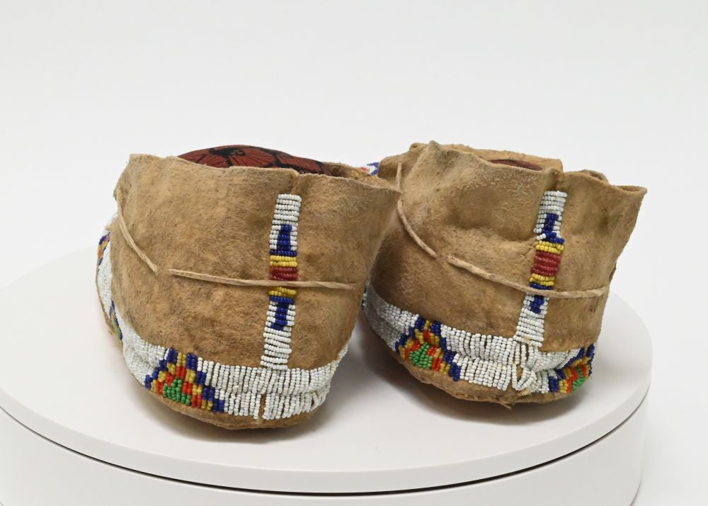 Northern Plains Sioux Beaded Moccasins
