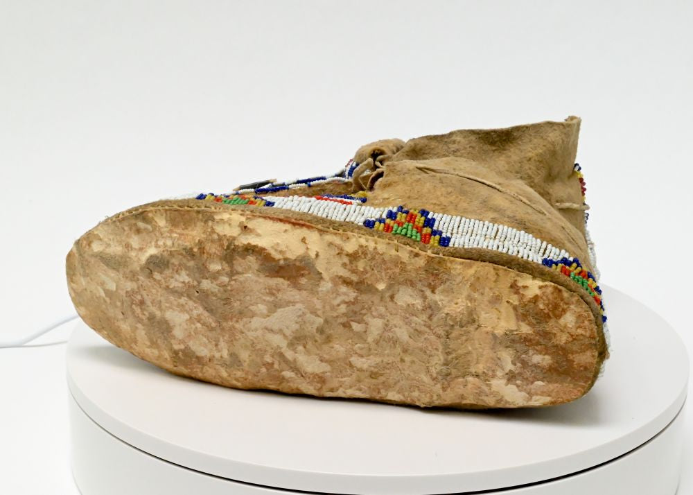 Northern Plains Sioux Beaded Moccasins