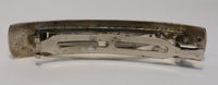 Hopi Sterling Silver Overlay Hair Clip by Marcus Coochwikvia