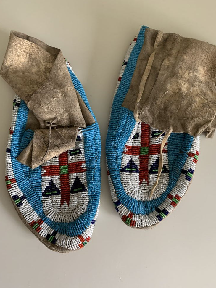 Northern Plains Beaded Moccasins