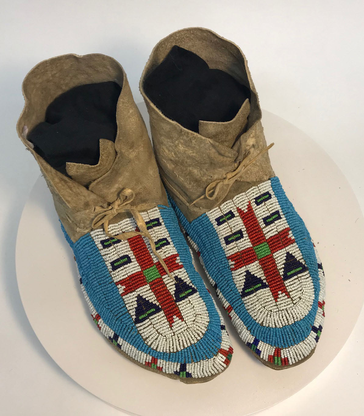 Northern Plains Beaded Moccasins
