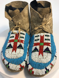 Northern Plains Beaded Moccasins