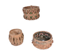 Miliseet/Penobscot Baskets from Maine Set of 3