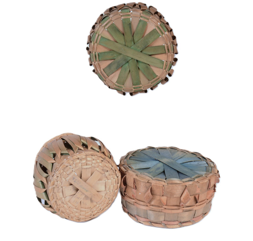 Miliseet/Penobscot Baskets from Maine Set of 3