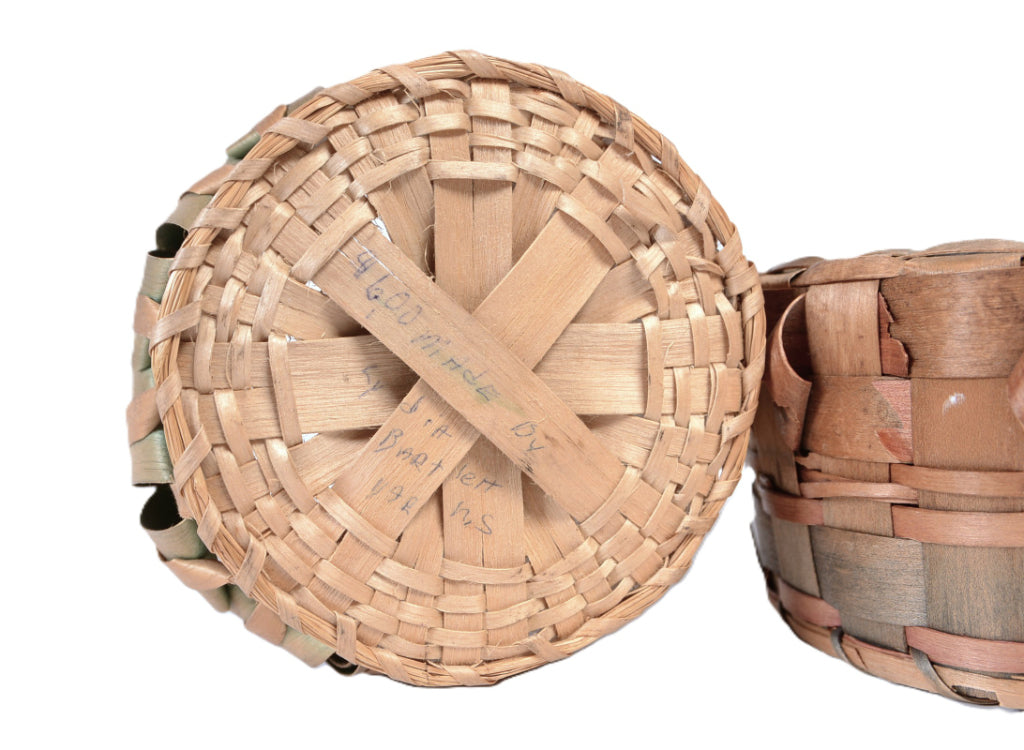 Miliseet/Penobscot Baskets from Maine Set of 3