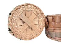 Miliseet/Penobscot Baskets from Maine Set of 3