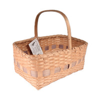 Micmac Basket with Handle from Nova Scotia
