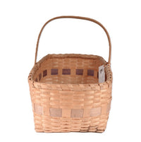 Micmac Basket with Handle from Nova Scotia