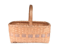 Micmac Basket with Handle from Nova Scotia