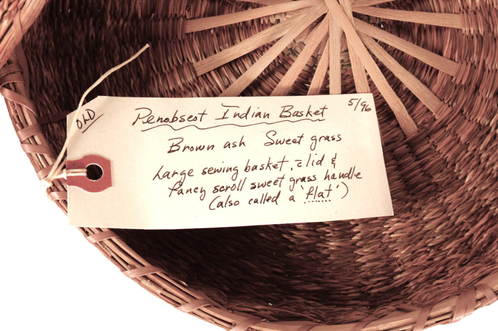 Penobscot Basketry Sewing Basket