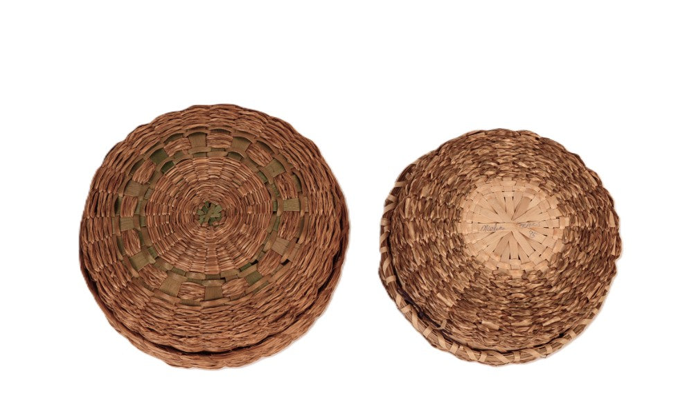 Penobscot Lidded Baskets Set of 2