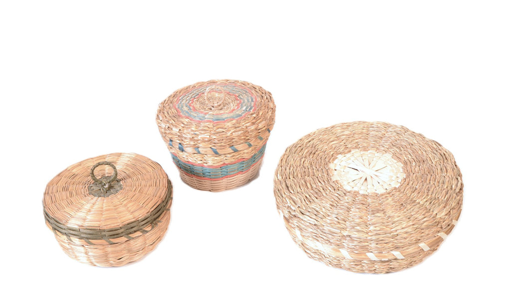 Penobscot Lidded Baskets Set of 3