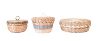 Penobscot Lidded Baskets Set of 3